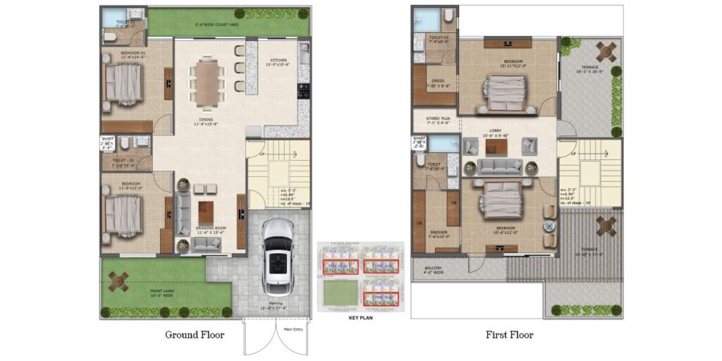 Floor Plans – Vindhya Pride